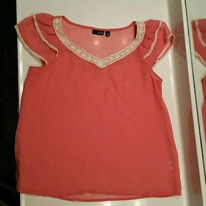 a.n.a. Coral blouse